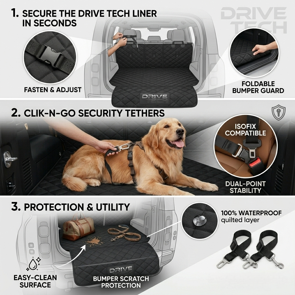 DriveTech™ Ultra-Shield Pet Seat Cover