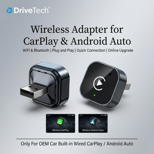Transform Your Drive: 2025 Wireless CarPlay Adapter - Upgrade Your Wired Experience with Sleek Mini USB Design